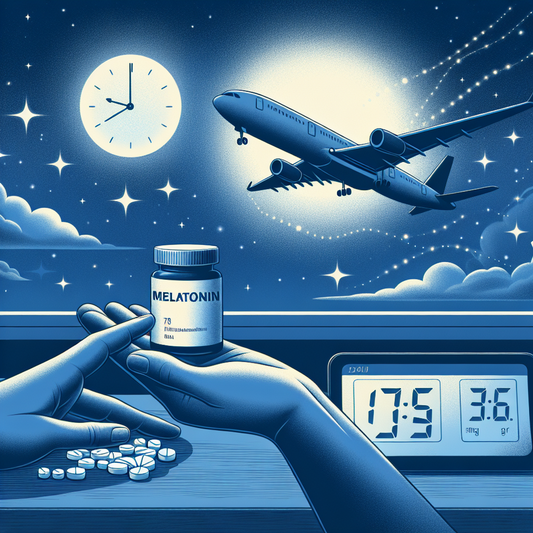 Melatonin als Unterstützung während des Fluges: Wie es helfen kann, die Schlafuhr zu regulieren