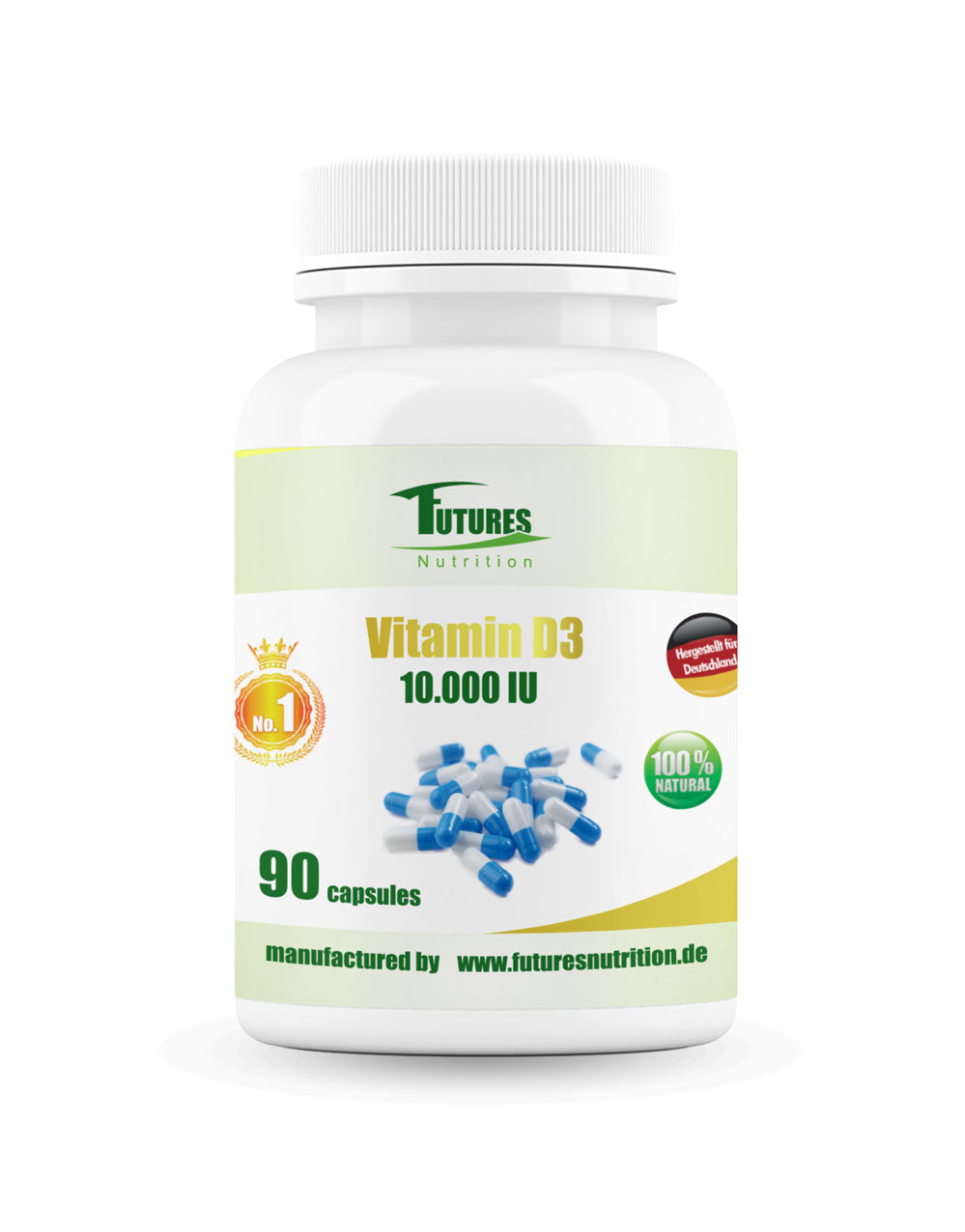 Vitamin D3 10000 IU 90 Kapseln