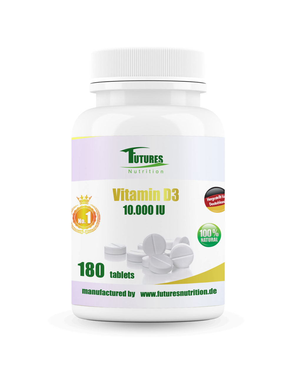 Vitamin D3 10000 IU 180 Tabletten
