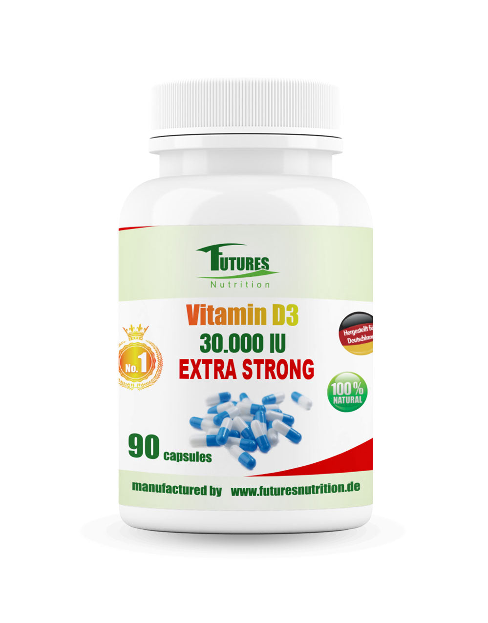 Vitamin D3 30000 IU 90 Kapseln