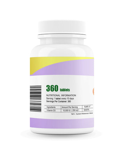 Vitamin D3 10000i.e 360 ​​tablet