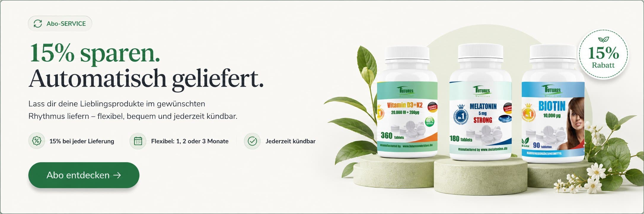 Abonnieren & 15% sparen