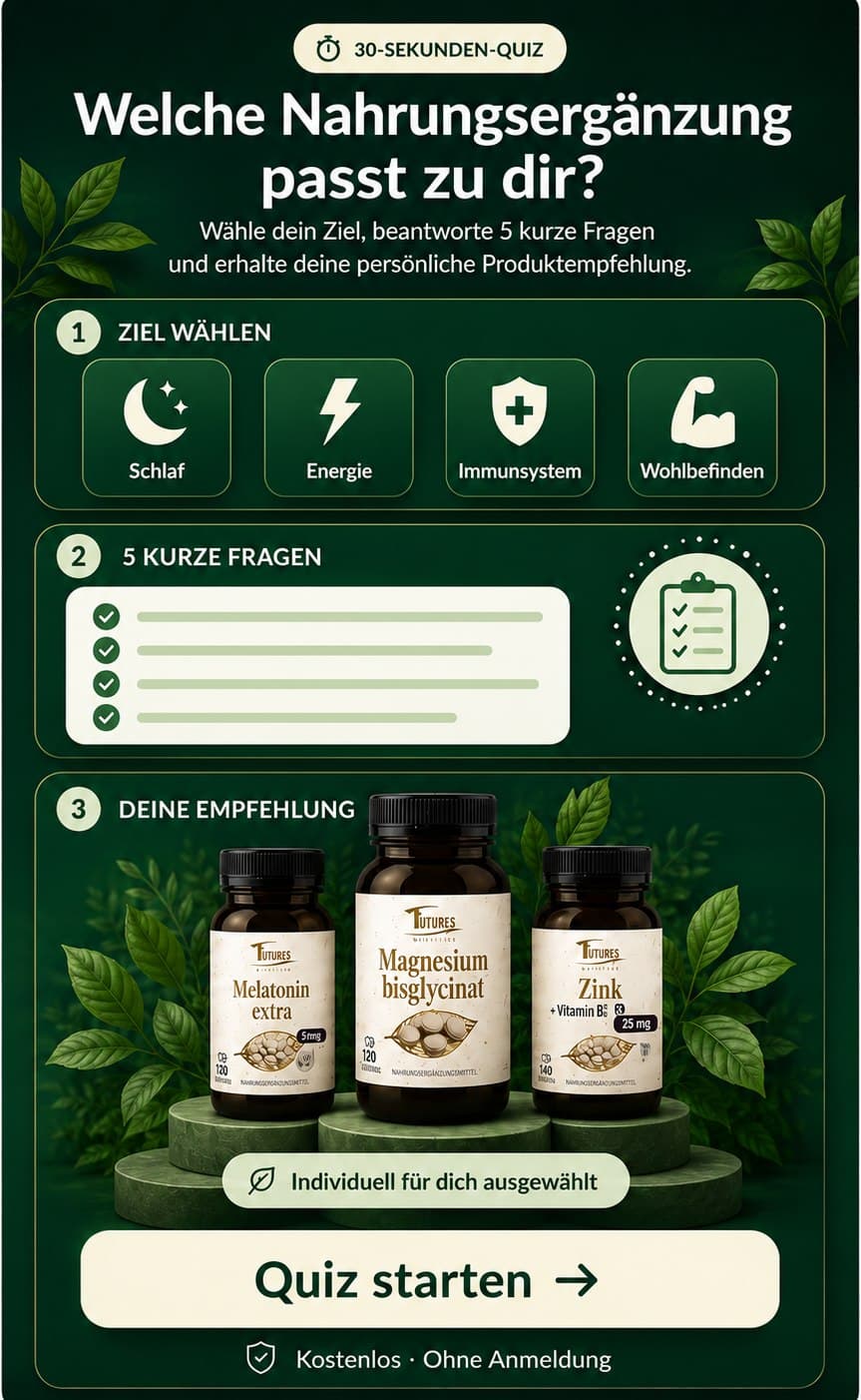 Welche Nahrungsergänzung passt zu dir?