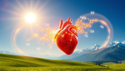Gesundes Herz durch Vitamin D3 und K2: Schutz vor Arteriosklerose und Bluthochdruck
