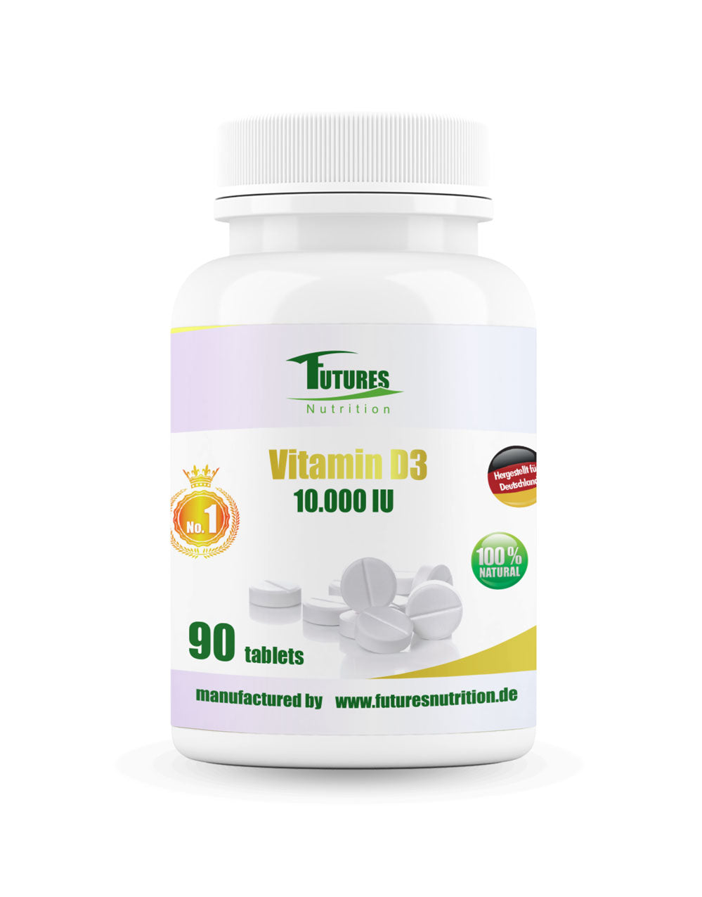 Vitamin D3 10000 IU 90 Tabletten