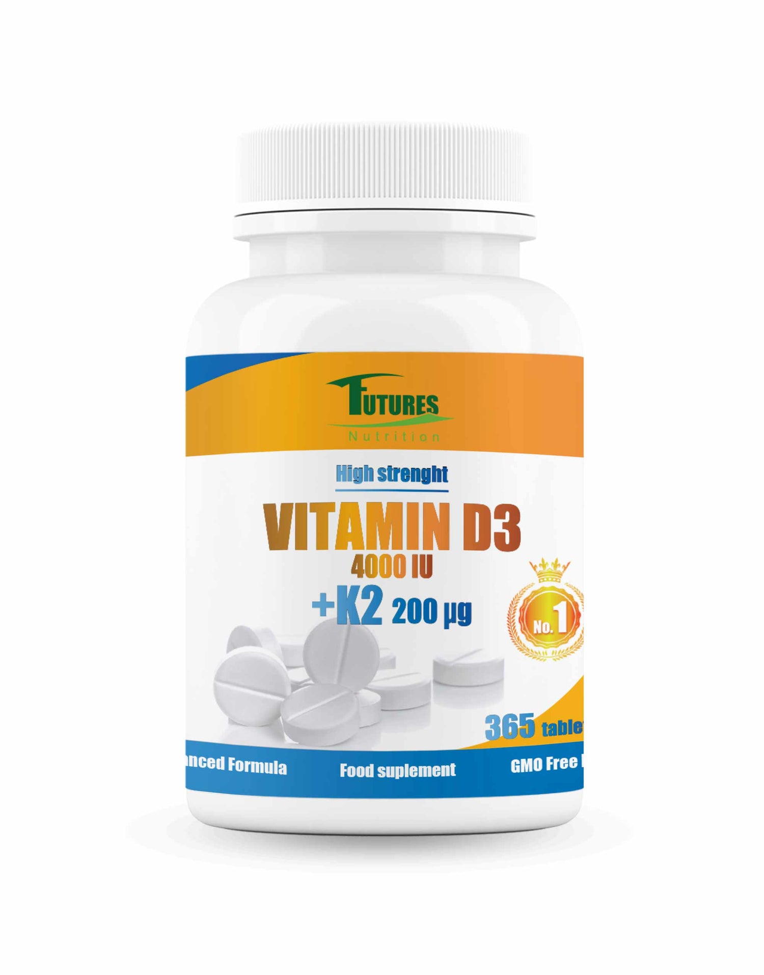 Vitamin D3 K2 4000 IU 365 Tabletten