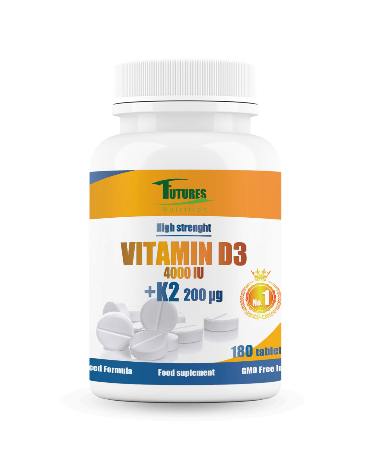 Vitamin D3 K2 4000 IU 180 Tabletten