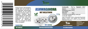 Ashwagandha with melatonin 365 tablets - the best combination for quick relaxation