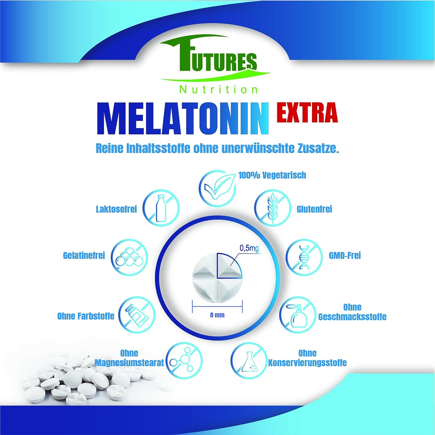 Melatonin Extra , Schlaftabletten 3x180 Tabletten