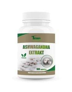 Wyciąg z Ashwagandha 180 tabletek - łatwe do radzenia sobie z poziomem stresu