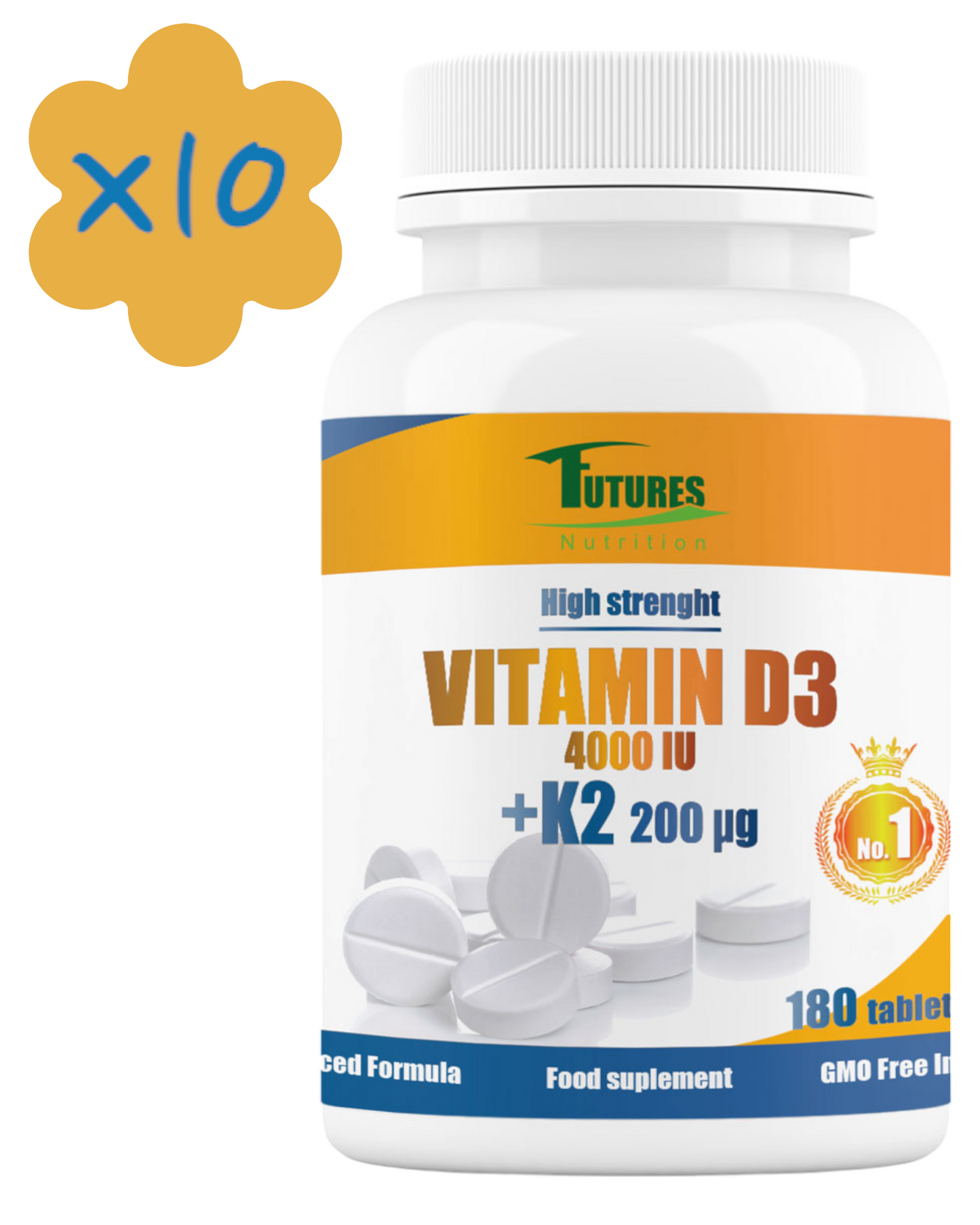 Vitamin D3 4000 IU + K2 Primerjava cen, Futures Nutrition