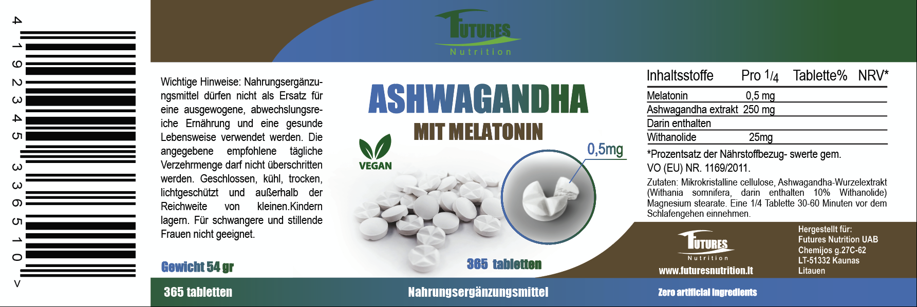 Natürliche Einschlafhilfe und Stressabbau: Die effektive Kombination aus Ashwagandha und Melatonin