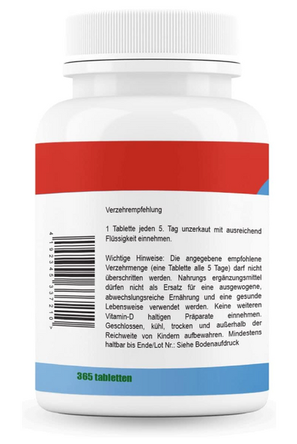 Futures Nutrition Premium Nahrungsergänzungsmittel – Vitamin D3 5000 I.E. + K2 Depot