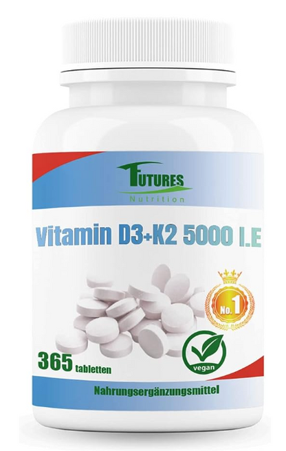  Hochdosiertes Vitamin D3 mit 5000 I.E. – Extra starke Formel für das Immunsystem