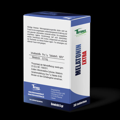 Melatonin EXTRA 2 mg Tabletten teilbar in 4 Portionen zu je 0,5 mg
