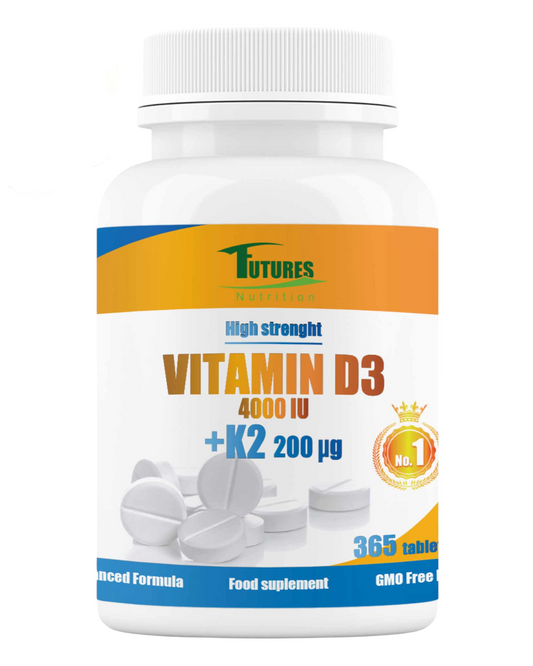 Vitamin D3 + K2 4000 I.E. 365 Tabletten