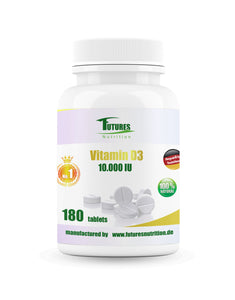 Vitamin D3 10000I.e 180 tabletter