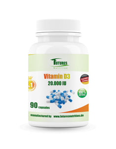 10 x Vitamin D3 20000 I.e 900 capsules