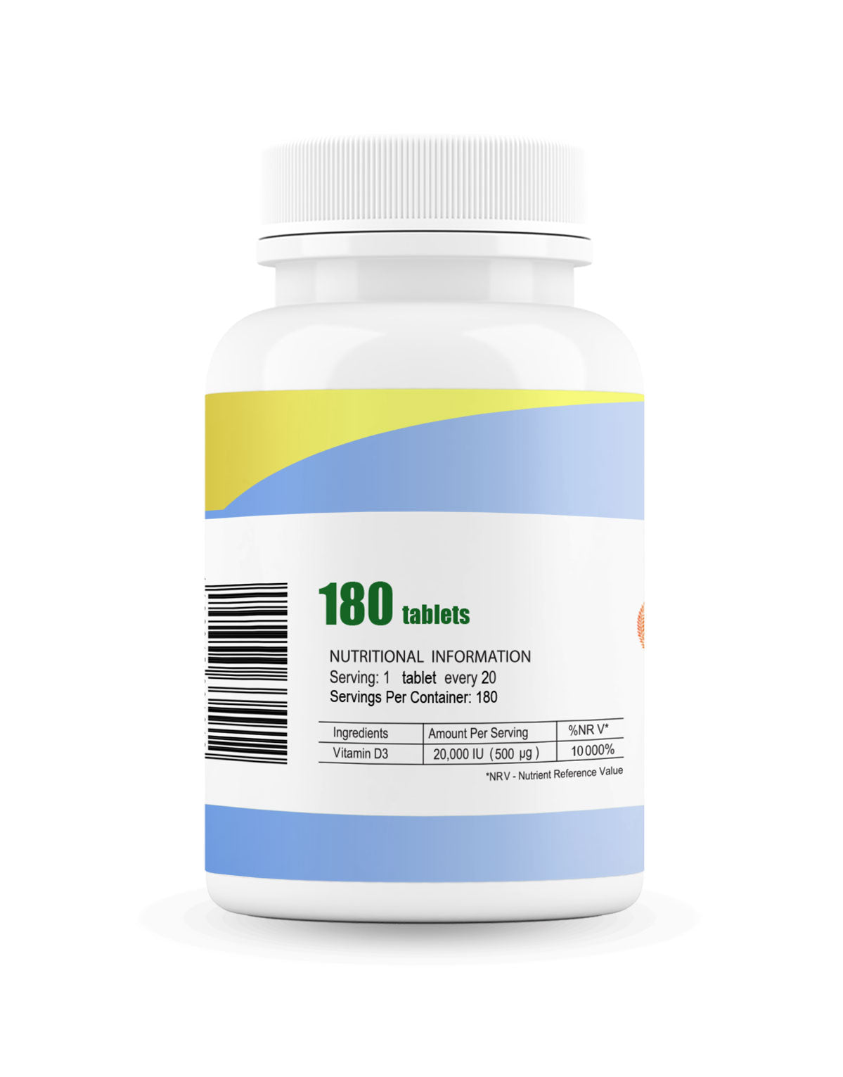 3 x vitamin D3 20000I.e 540 tabletter