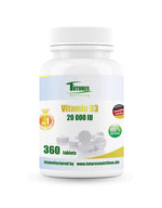 Vitamin D3 20000i.e 360 ​​tablets