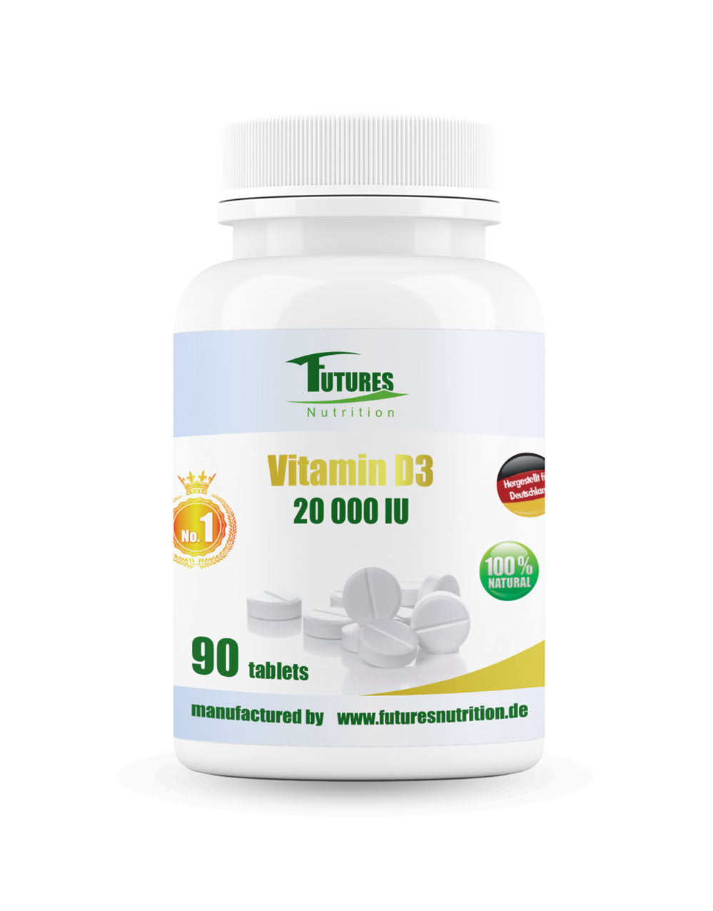 100 x vitamina D3 20000i.e 9000 tablet