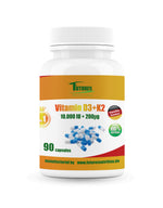 50 x vitamin D3 + K2 10000i.e