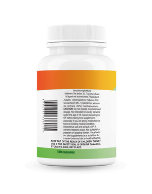 3 x Witamina D3 20000 I.E + K2 MK7 200 MCG Super silne 540 kapsułki