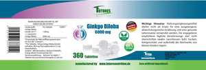 3 x Ginkgo Biloba 1080 Tabletten