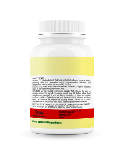 Hochdosiertes Vitamin D3 50.000 IE Extra Strong – 90 Kapseln