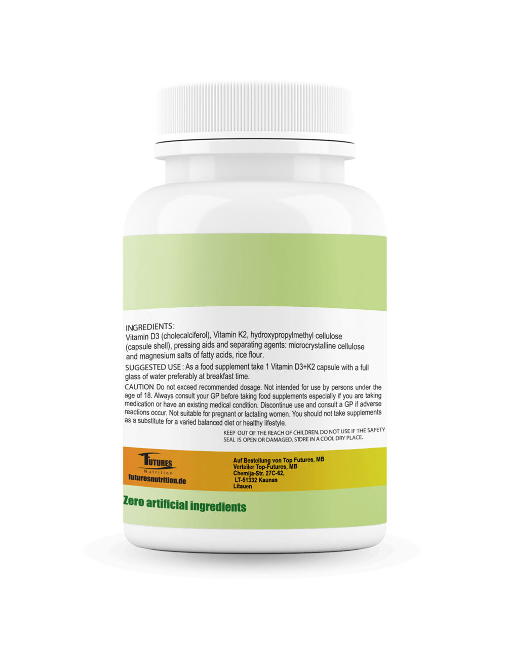 Hochdosiertes Vitamin D3 + K2 20.000 IE 200 µg – 90 Kapseln