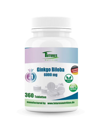 5 x Ginkgo Biloba 1800 tabletter